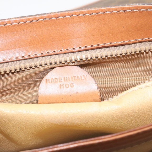 CELINE Macadam Canvas Shoulder Bag Brown Auth ar5789 - Picture 12 of 16